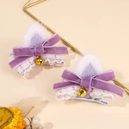 10Pcs Rabbit Ears Hair Clips Cute Cat Ear Hairpin Little Girl Kids Creative Cosplay Birthday Party Daily Accessories Headwear
