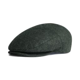JANGOUL Herringbone Flat Ivy Newsboy Cap for Men Boston Irish Hat Classic Wool Blend Tweed Cabbie Outdoor Driving Hat JGMZ630