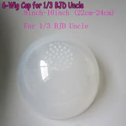 1/12 1/8 1/6 1/4 Head Clear Silicone Wig Cap Protection Cover Makeup Transparent Protection Cover for BJD Doll 2023 new