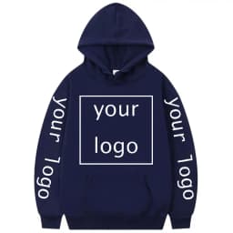 2025 Private Customized Yours LOGO Graphic Print Hoodie Fashion Casual Hooded Sweatshirt Men Women High Quality Fleece Pullovers
