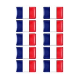 10pcs Epoxy UK United Kingdom Flag Sticker Car Interior Decoration Decal for Jaguar XE XF XJ Land Rover Range Rover Evoque Badge