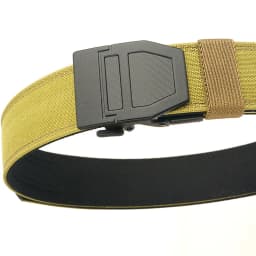 TUSHI Brand Double Layered Thickened Tactical Belt Men's Enthusiasts Outdoor Nylon 3.8 Upgraded Automatic Buckle Gun