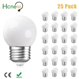 Milky White G45 Led Bulb 220V E27 1W 2W 3W Night Light Plastic Shatterproof Pendant Chandelier Outdoor Garland Decoration Lights