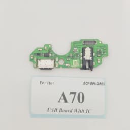 For Itel A70 A665L USB Dock Charger Port Plug Headphone Audio Jack Microphone Charging Board With IC