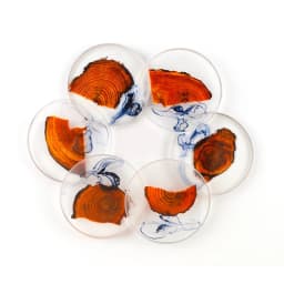 12Pcs Round Coaster Resin Molds DIY 9cm Disc Shape Wine Glass Cup Mat Placemat Silicone Mould Home Table Heat Insulation Pads