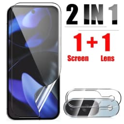 For Google Pixel 9/9 Pro/9Pro XL Hydrogel Film Soft Screen Protectors HD Clear Anti-scratch Tempered Glass Camera Lens Films