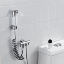 Brass Vintage Spray Gun Kitchen Pull-Out Flush Head Bathroom Toilet Companion Booster Flusher 9285K