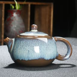 Exquisite Star Glaze Teapot 200ml Ceramic Kung Fu Tea Pot Puer Tea Pot 180ml Cup Set Heated Kettle Kettle Teeware Teware Teapot