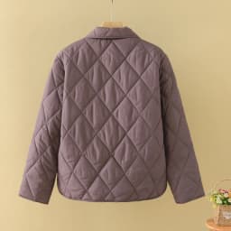 Stylish Lightweight Cotton Jacket for Women Warm Flap Collar Loose Fit Autumn Winter Coat Comfortable Breathable Female Outer...