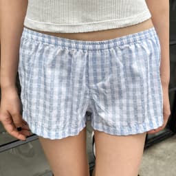 Women Elastic Summer Shorts Casual Striped Print Patchwork Loose Short Pants for Vacation Beach Club Streetwear