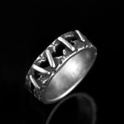 Stainless Steel Viking Simple Ring vintage Hammer retro punk Classic Ring Male finger Love Jewelry for man Gift Wholesale OSR514