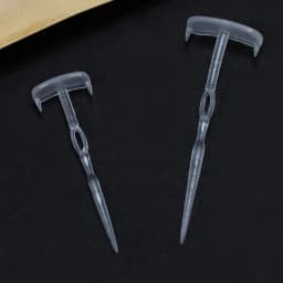 30Pcs Neko Keeper Soft Bait Keeper Pin Reusable Lure Holder Pins Fixing Pin for Neko Wacky Rig Plastic Rigging Insert
