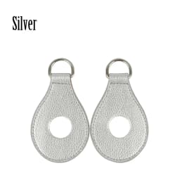 TANQU New 1 Pair 2 Pc PU Leather Drop Shaped Attachment with Holes for Obag Shoulder Strap for O Bag Handbag Women Bag