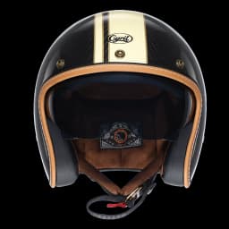 Lightweight Carbon Fiber Open Face Motorcycle Helmets Half Retro 3/4 Helmet for Man and Women DOT Approved CYRIL Casque Moto