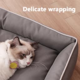 Elastic Large Dog Sleeping Bed Mat Comfortable Thickened Square Medium Dog Bed Soft Bite-resistant Puppy Sofa Mat
