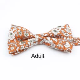 Cotton Floral Parent-Child Bowtie Set Bow Tie Necktie For Men Wedding Party Business Suits Gravata Pink Yellow Butterfly Cravats