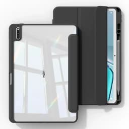Clear Acrylic Case For Huawei Matepad Air 11.5 2023 11 10.4 Pro 11 10.8 Pencil Holder Cover For Honor pad V6 V7 10.4 Inch Cases