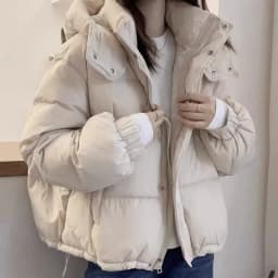 High Quality Thickened Hooded down Cotton Jacket for Autumn Winter Short Stylish Versatile Small Size Teenage Girl Coat