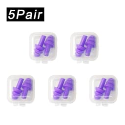 Soft Silicone Earplugs Waterproof Swimming Ear Plugs Reusable Noise Reduction Sleeping Ear Plugs Hearing Protector With Box