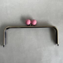 Colorful Kiss Big Ball Metal Purse Frame Clasp DIY Handbag Accessories Metal Clutch Handcraft Bag Handle Wallet Antique Brass