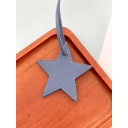Spot hot-selling pu leather five-pointed star bag pendant simple star bag pendant keychain pendant car pendant