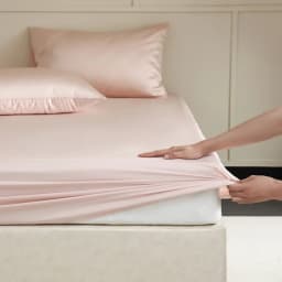Natural 100% Mulberry Silk Fitted Sheet Luxury Mattress Cover Single Double King Queen Size High End Bed Cover Customized Size