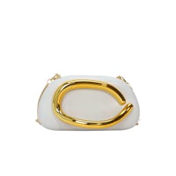 Women PU Leather Trendy Clutch Purses Solid Color Metal Decoration Evening Bag Hand-held Shoulder Clutch Bag for Wedding Party