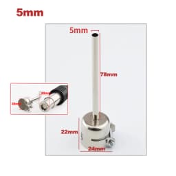 BGA 850 Series Universal Hot Air Gun Nozzle Extension Elbow Desoldering Station With Nozzle BGA Universal 3/4/5/7/ 6/ 8/10/12mm