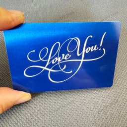 86x54x0.4mm Personalize Your Logo Text Aluminium Plate Custom Badge Adhesive Tape ID Door Wall Mailbox Business Card Name Tag