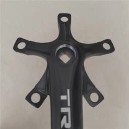 110BCD Aluminum Alloy Square Hole Bicycle Crank, Folding Bike Crankset, BMX Parts, Length 165mm, 170mm