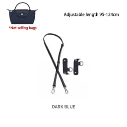 Cow Leather Bag Shoulder Strap Replacement Crossbody Adjustable Conversion Kit Fit for Longchamp Mini Pouch