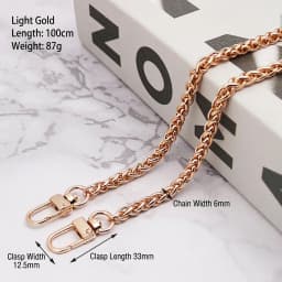 30/60/120cm Purse Bead Chain Strap for DIY Replacement Women Shoulder Crossbody Handbags Chain Bag Straps Hardware