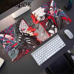 Black Samurai Mouse Pad Gamer Table Mat Teclado Empresa Gaming Laptop Esports Mousepad PC Office Accessories Computer Desk Mats