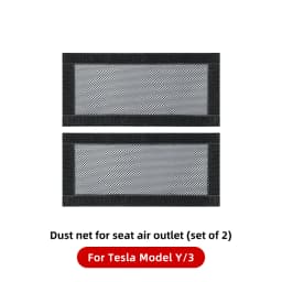 YZ For Tesla Model 3 Y Air Vents Cover Under Seat Outlet Protector Anti-blocking Dust Mesh 2021-2025 Interior Car Accessories