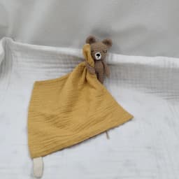Handmade Baby Cotton Muslin Comfortable Blanket Cute Cat Doll For Infant Kids Sleep Appease Towel Rabbit Bear Saliva Scarf