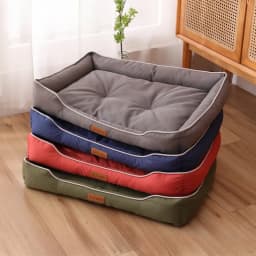 Waterproof Dog Bed 600D Oxford Pet Dogs Beds for All Seasons Thickened PP Cotton Filling Bite-resistant Pet Mat Dog Accessories