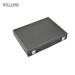 Portable Travel Gemstone Storage Case Gem Jewelry Display Box 70pcs Stone Holder Organizer Loose Diamond Carrying Bag PU Leather