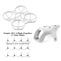 BETAFPV Meteor75 Pro II Canopy II for O4 Air Unit and Brushless Whoop Frame, Gemfan 1811 3-Blade Propellers Parts and Spares