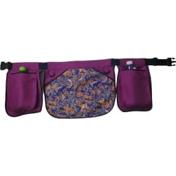 Ethnic Pattern Portable Waist Bag Waterproof Oil-resistant Adjustable Belt Apron Large-capacity Polyester