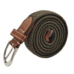 Unisex Casual Outings Canvas Elastic Belt, Woven Elastic Band, Party, Daily Commuting