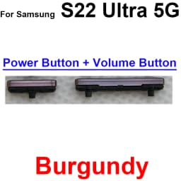 Volume Power Button For Samsung Galaxy S22 SM-S901B S22 Plus S906B S22 Ultra SM-S908B Volume Button Power On Off Side Key Part