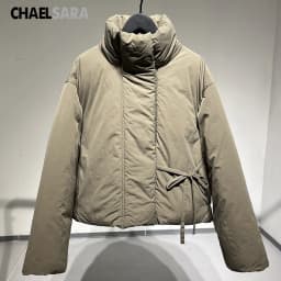 Stand Collar Padded Jacket Women's Casual Long Sleeve Loose Fitting Warm Coats 2026 Autumn Winter Female Outerwear