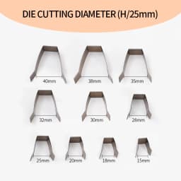WUTA Leather Round Corner Cutter Leather Wallet Corner Punch Trimmer 1/4 Round Bag Arc-shaped Edge Cutting Knife Mold