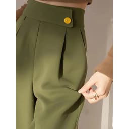 Ladies Wide-leg Suit Pants 2025 Spring Summer High Waist Casual Femme Trousers Design Sense Professional Women's Straight Pants