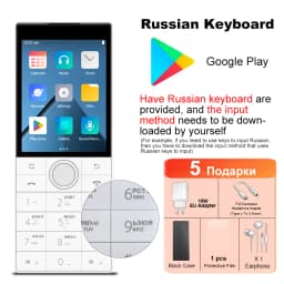 Qin F22 Touch Screen Android 11 No Camera Wifi 2.8 Inch 2+16GB / 3+32GB MTK6739 Bluetooth 1700mAh Battery 480*640 Duoqin Phone