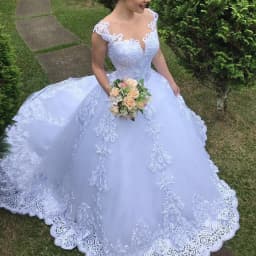 Customized 2026 New Illusion Ball Gown Long Wedding Dress Short Sleeves Bride Dresses Princess Tulle Elegant Wedding Gowns