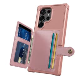 for Samsung Galaxy S20 Ultra Note 20 Ultra Note 10 9 Plus Case with Card Holder, Heavy Duty Rugged Leather Flip Wallet Cover