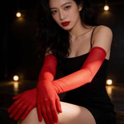 New Sexy Stretch Mesh Gloves Thin Transparent 55cm Extended Sun Protection Breathable Lace Halloween Dress Accessories Gloves