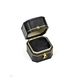 TAIMY Vintage Ring Box Handcrafted Wedding Antique Ring Box Lassical Victorian Style Decor Mini Jewelry Box Ring Storage Case