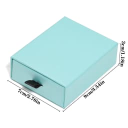 1pcs Kraft Paper Drawer Jewelry Packaging Box Greeting Card Necklace Bracelet Gift Display Case Boxes Cardboard Jewelry Storage